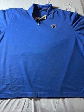 Bugle Boy Blue Est 1977 Short Sleeve Polo Shirt Men's XL